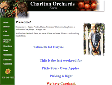 Tablet Screenshot of charltonorchard.com